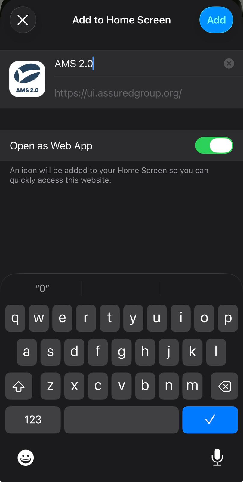 AddScreen