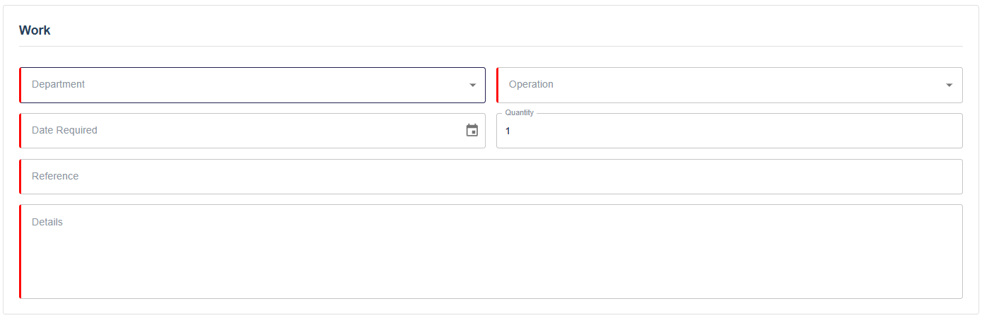 Create request