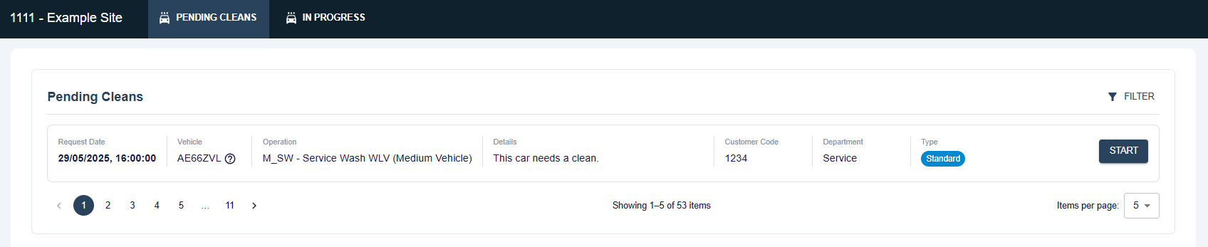 Cleans