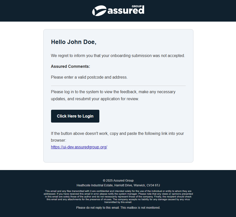 RejectEmail