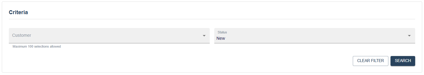 Search page